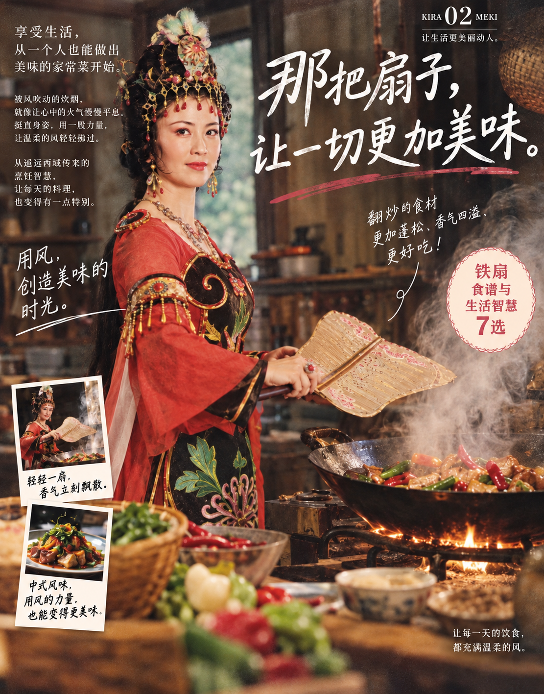 Iron Fan Princess kitchen/lifestyle spread (铁扇公主)